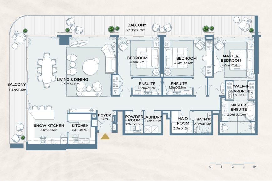 Ardee Fairmont Al Marjan Ras Al Khaimah Apartments